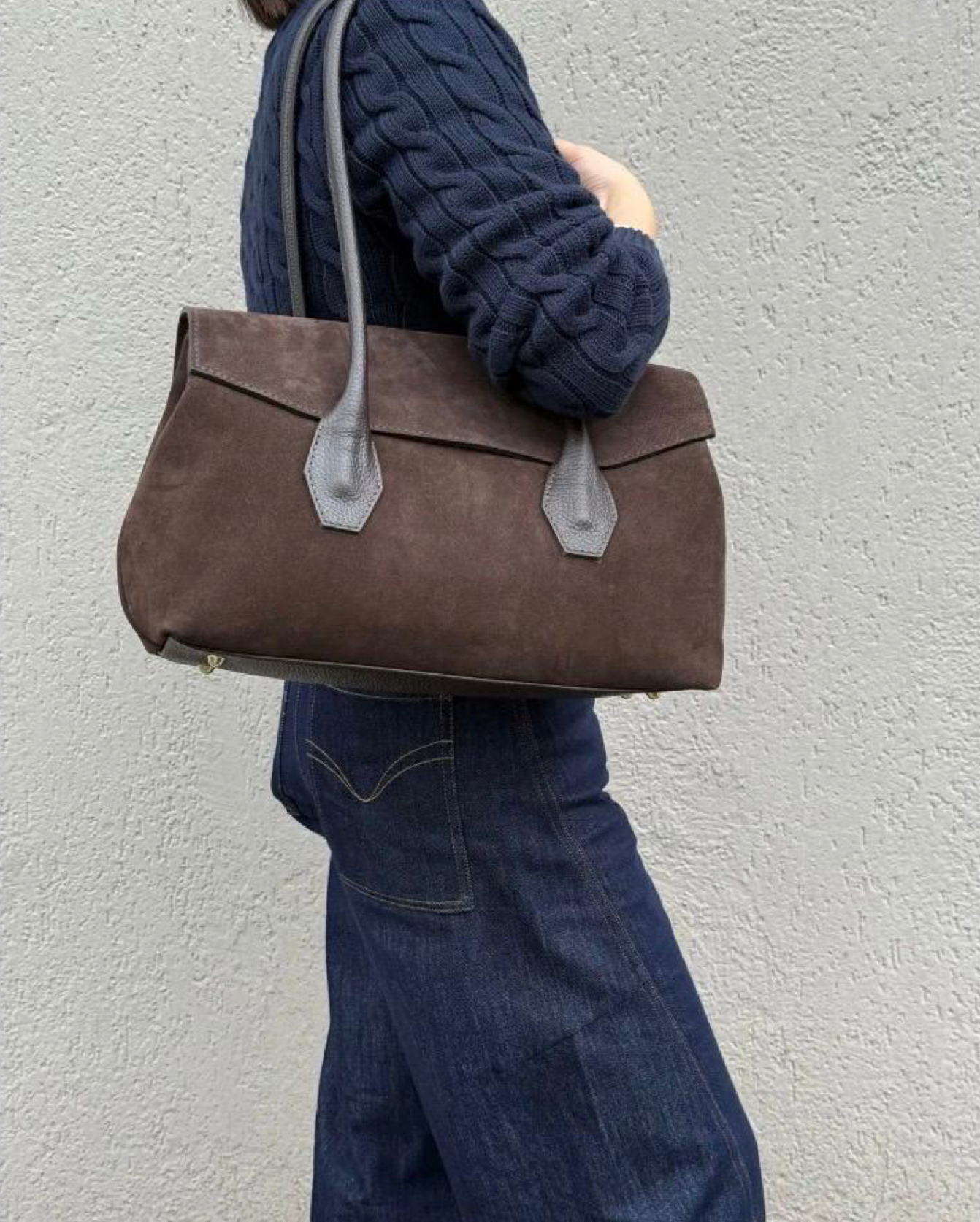 VIALE – Leather & Nubuck Bag