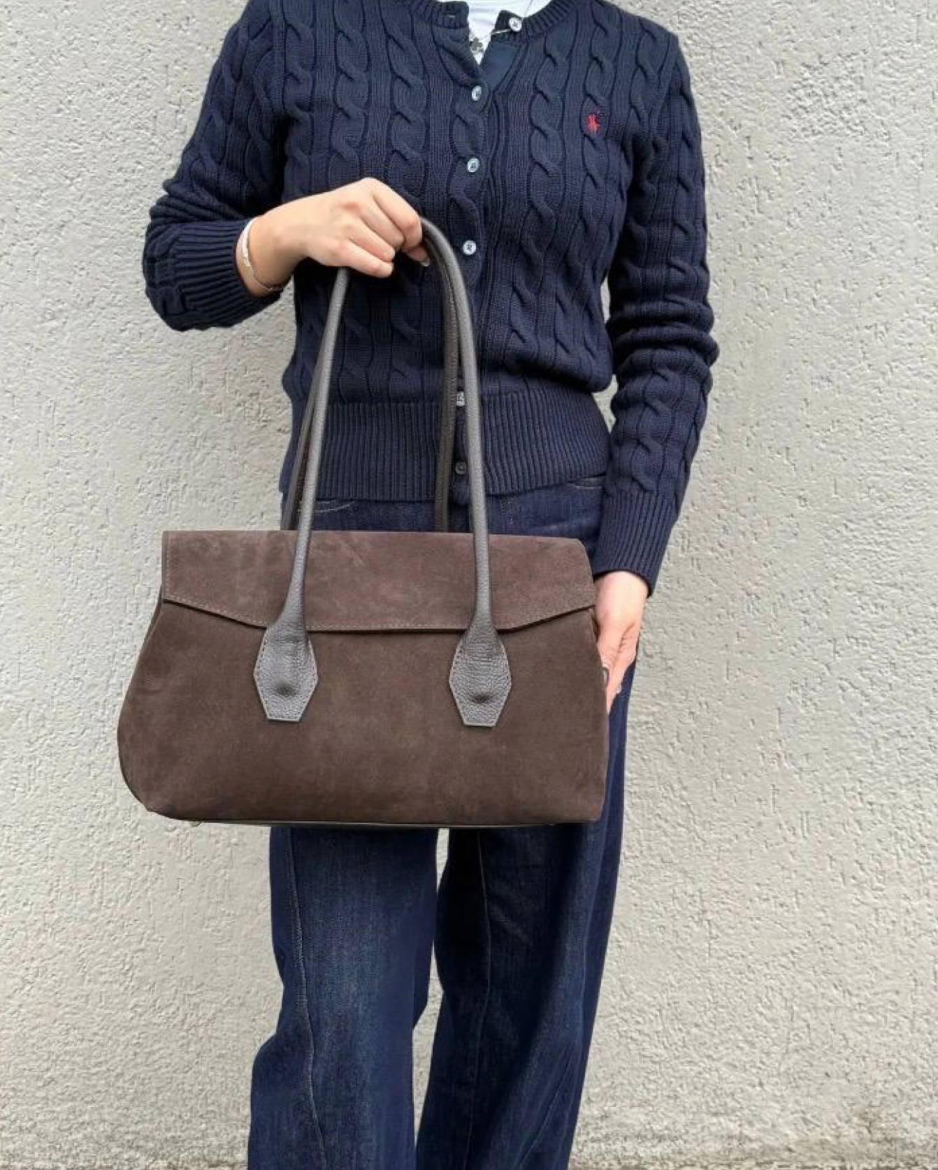 VIALE – Leather & Nubuck Bag