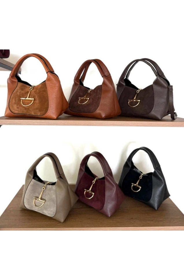 Maximus Terra nubuck and leather bag